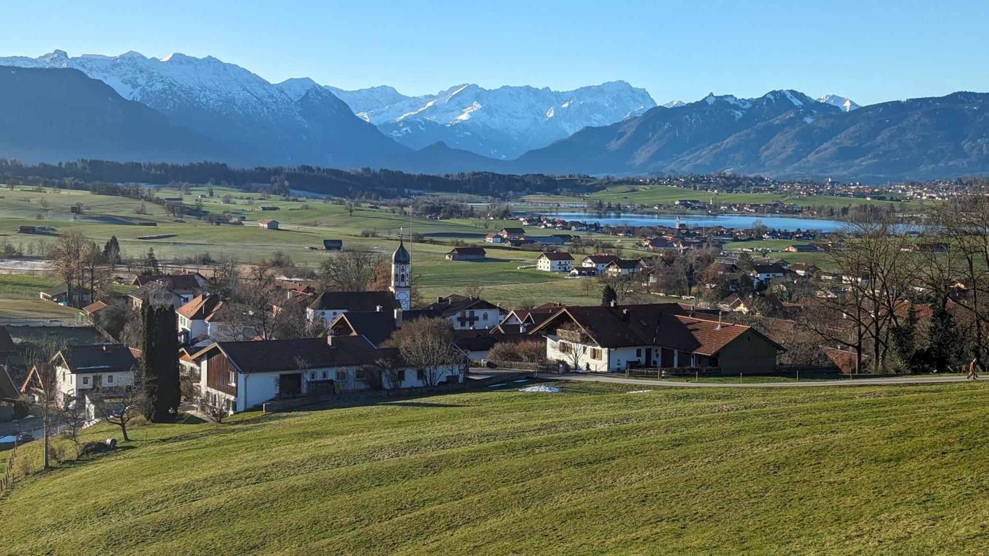 Liboria I Traumhafte Ferienwohnung In Aidling Am Riegsee Mit Atemberaubendem Panoramablick! Exteriér fotografie