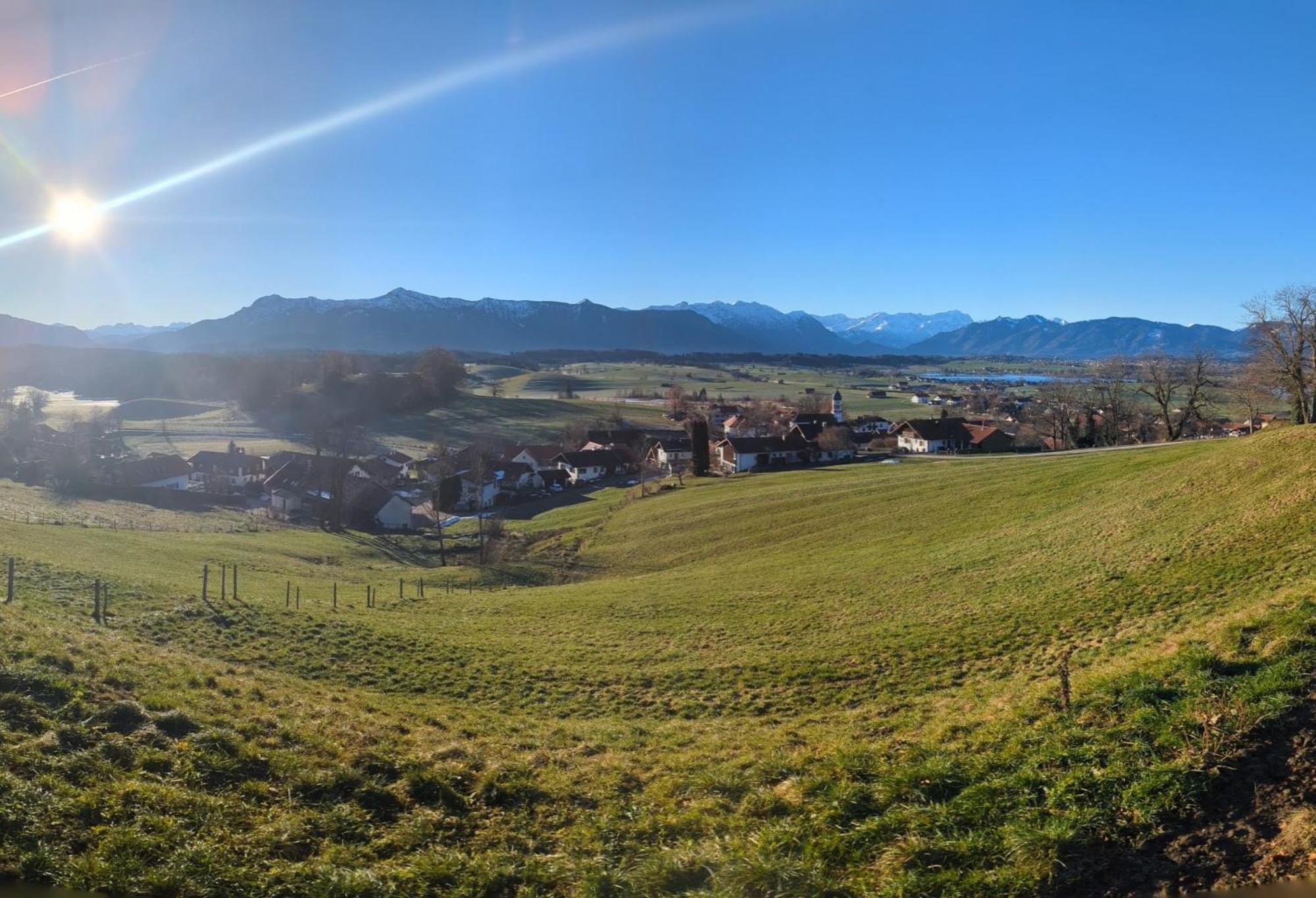Liboria I Traumhafte Ferienwohnung In Aidling Am Riegsee Mit Atemberaubendem Panoramablick! Exteriér fotografie