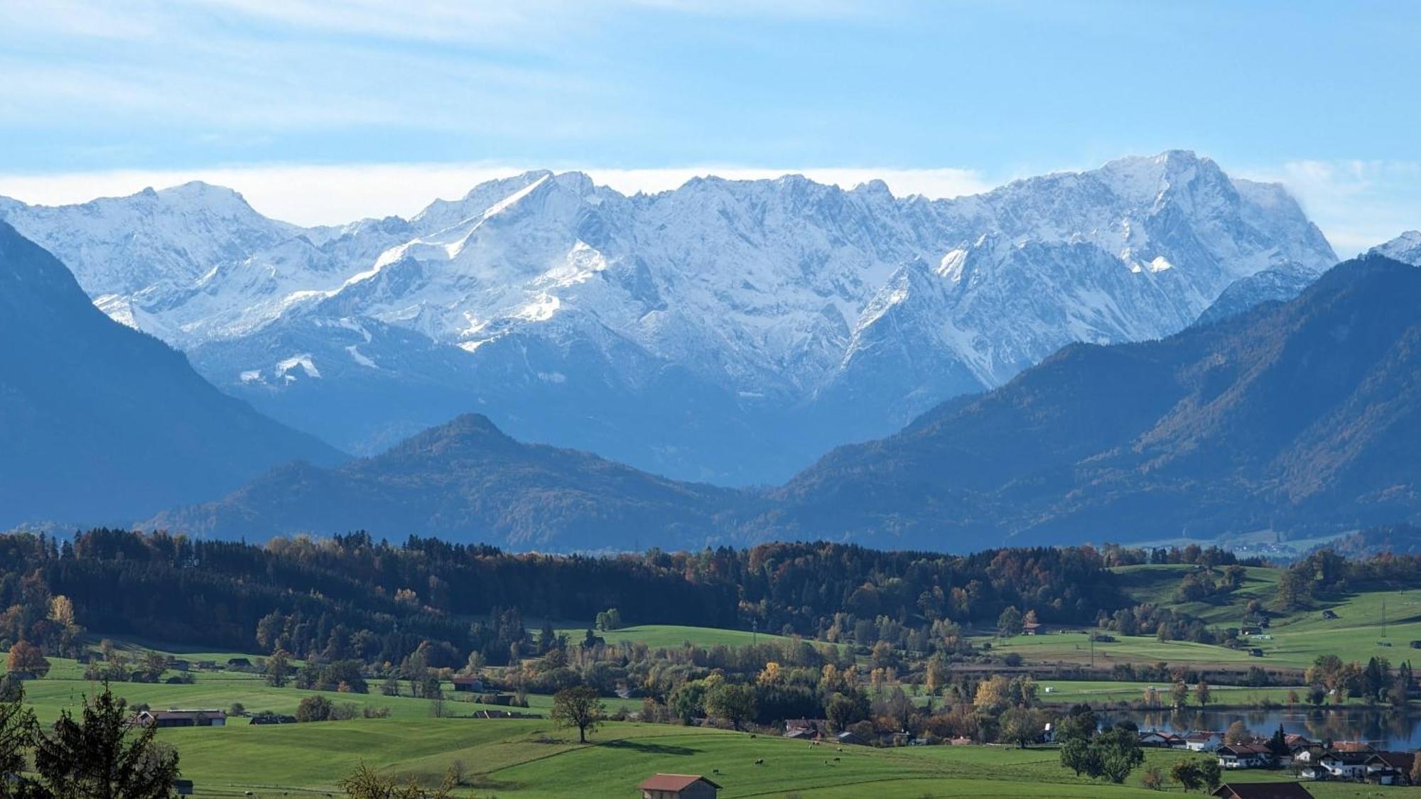 Liboria I Traumhafte Ferienwohnung In Aidling Am Riegsee Mit Atemberaubendem Panoramablick! Exteriér fotografie